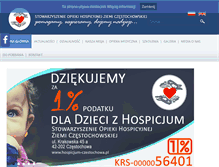 Tablet Screenshot of hospicjum-czestochowa.pl